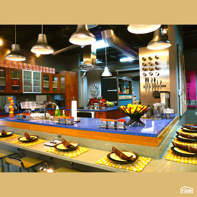 MTV Real World with Recycled Glass Countertop by IceStone