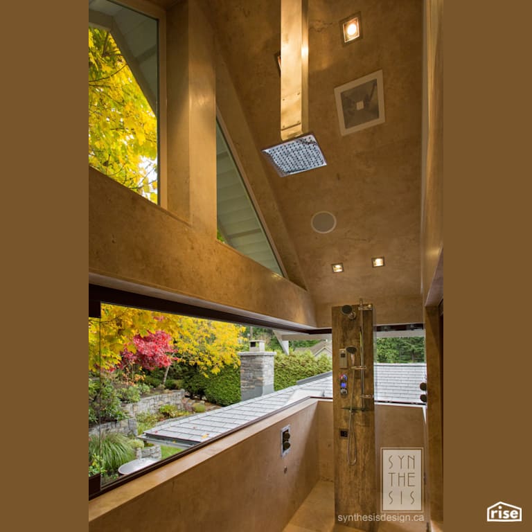 Rainshower with a View with Fixed Window by Synthesis Design