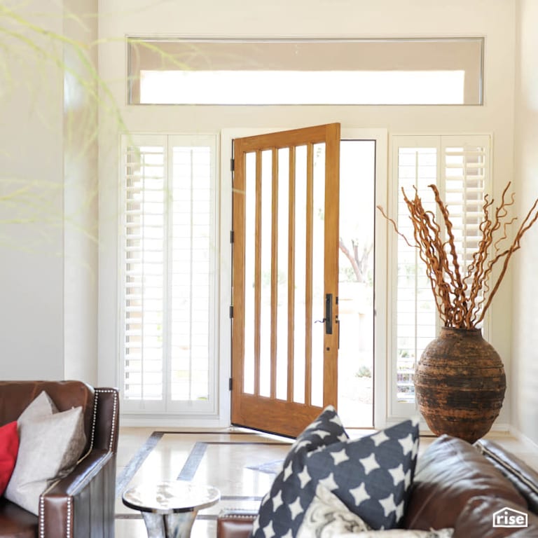 Scottsdale Arizona Retreat - Entryway with Energy Star Exterior Door by PlaidFox