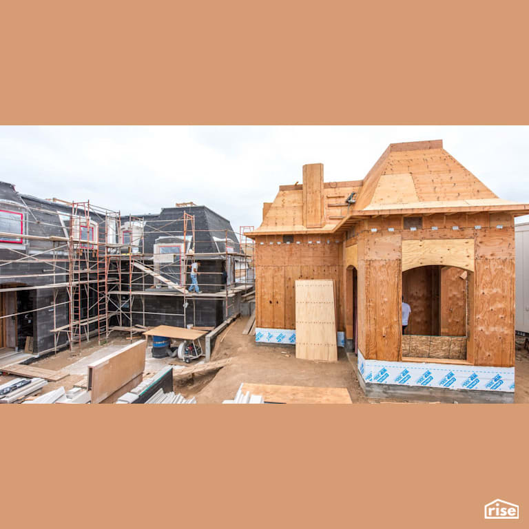 Exterior Under Construction with Sheep's Wool Batt Insulation by Havelock Wool