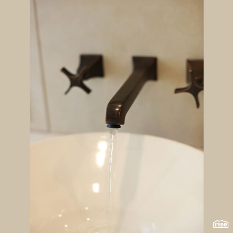 Bronze Bathroom Faucet with Low-Flow Bathroom Faucet by Constructive Builders