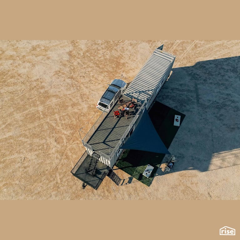 Container Home With Trex Composite Decking with Composite Decking by Alternative Living Spaces