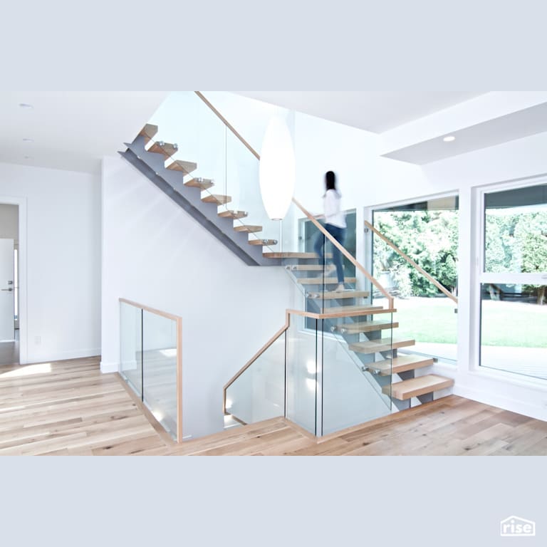 Entryway with Integrated LED by Naikoon Contracting