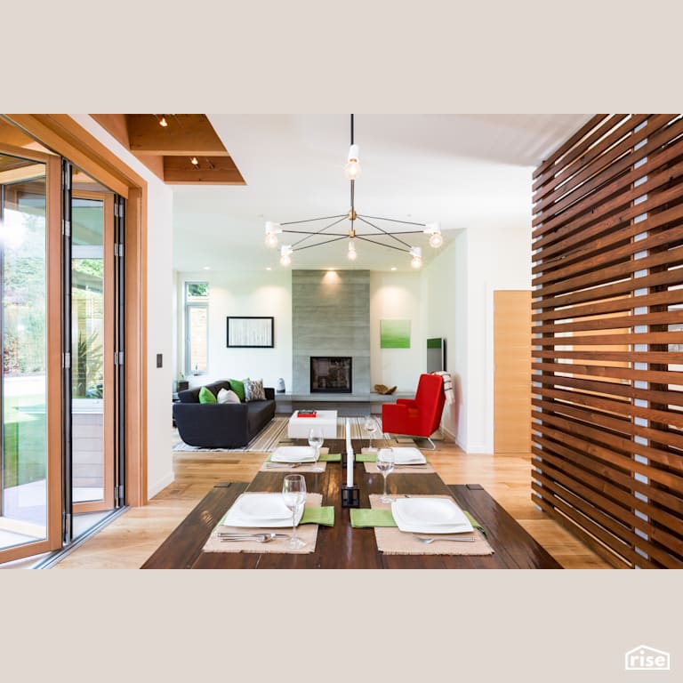 Dining and Living in Natural Light with Integrated LED by Synthesis Design