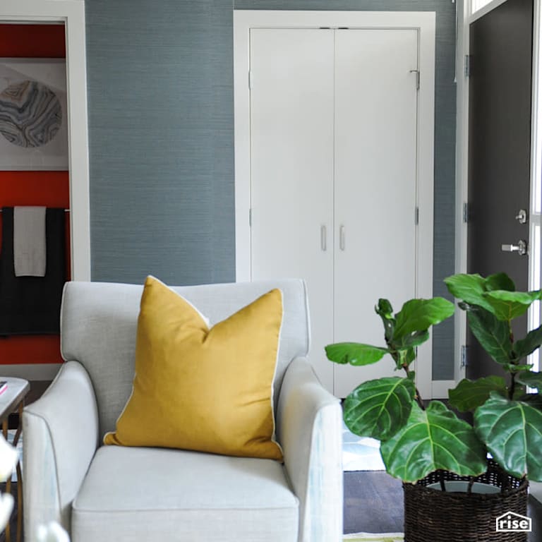 Entryway with Engineered Hardwood by PlaidFox