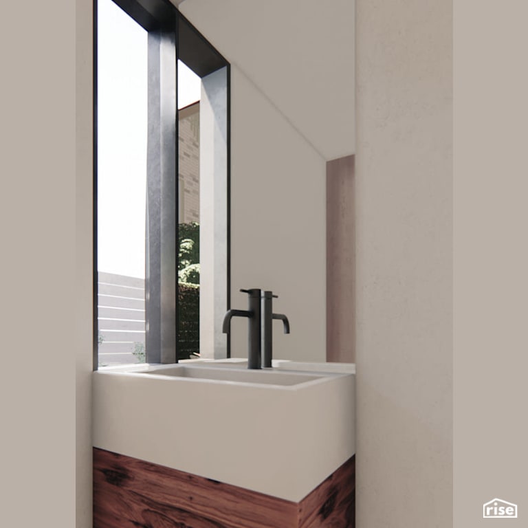 ADU - Bathroom with Low-Flow Bathroom Faucet by RAD LAB
