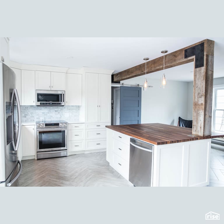 Birmingham Kitchen Remodel with Induction Range by Reimagine Designs