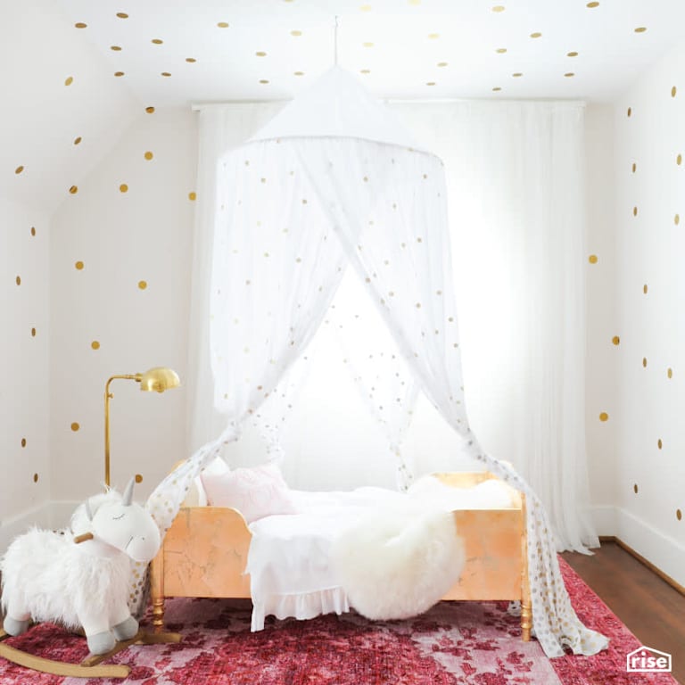 Jericho Beach - Kids Room with Floor Lamp by PlaidFox