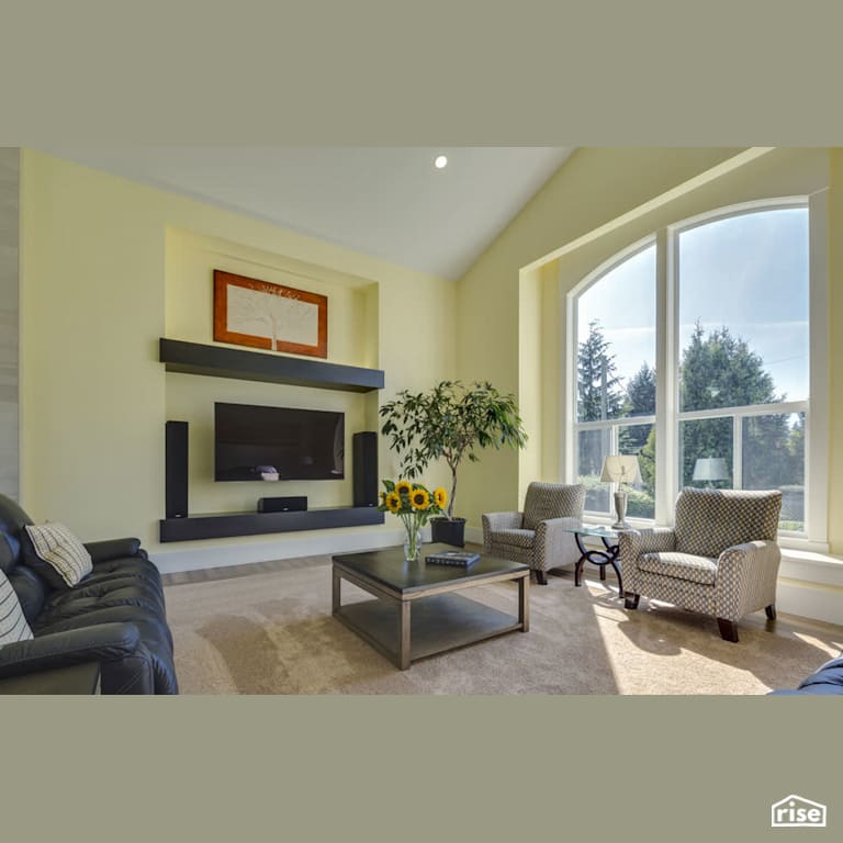 Clay Construction - Delta Charm - Living Room with Integrated LED by Clay Construction