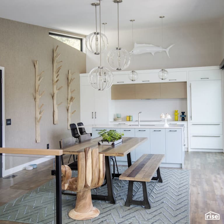 Kitchen and Dining Room with Fixed Window by PlaidFox