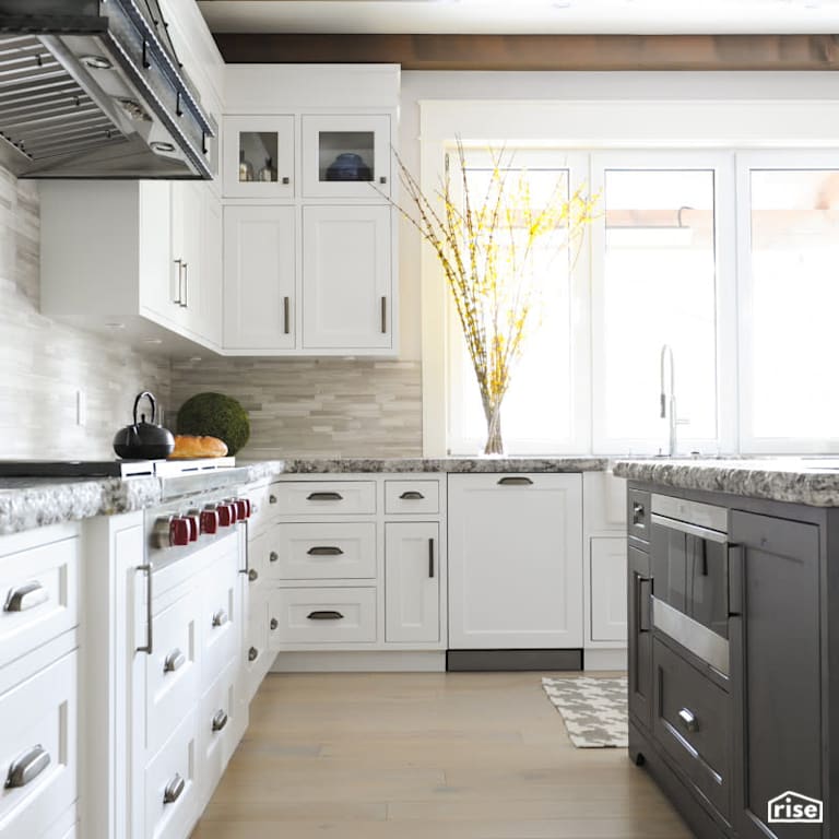 Walnut Grove - Kitchen with Gas Cooktop by PlaidFox