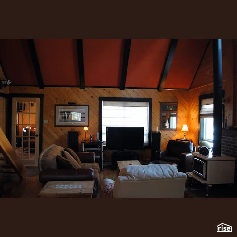 Winter Retreat with LED Lighting by Amazing Space Interiors