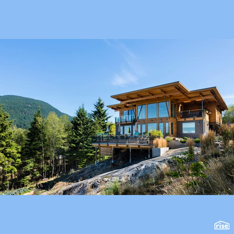 Bowen Island with Fiberglass Window Frame by Cascadia Windows & Doors