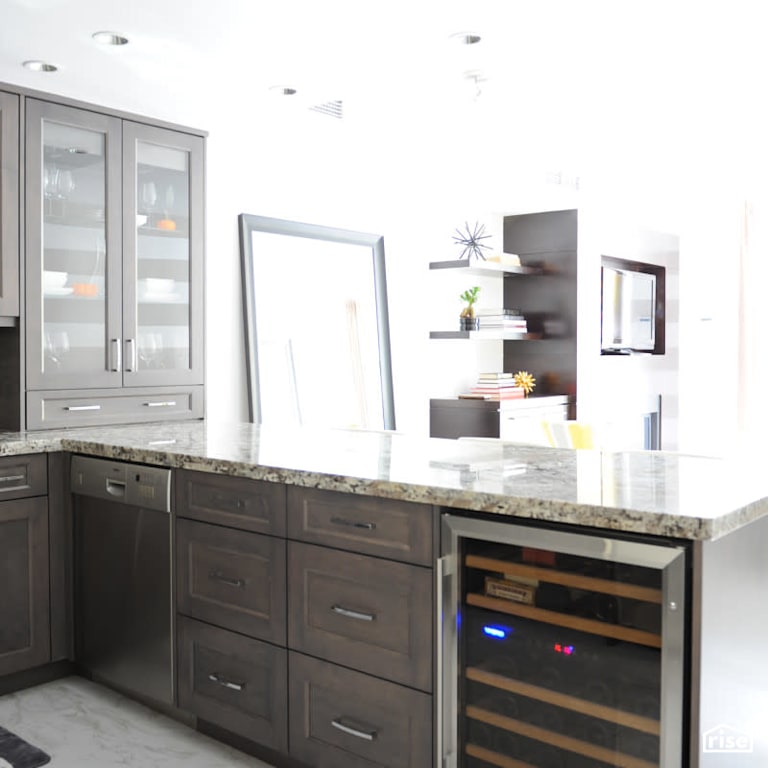 Kitchen with Integrated LED by PlaidFox