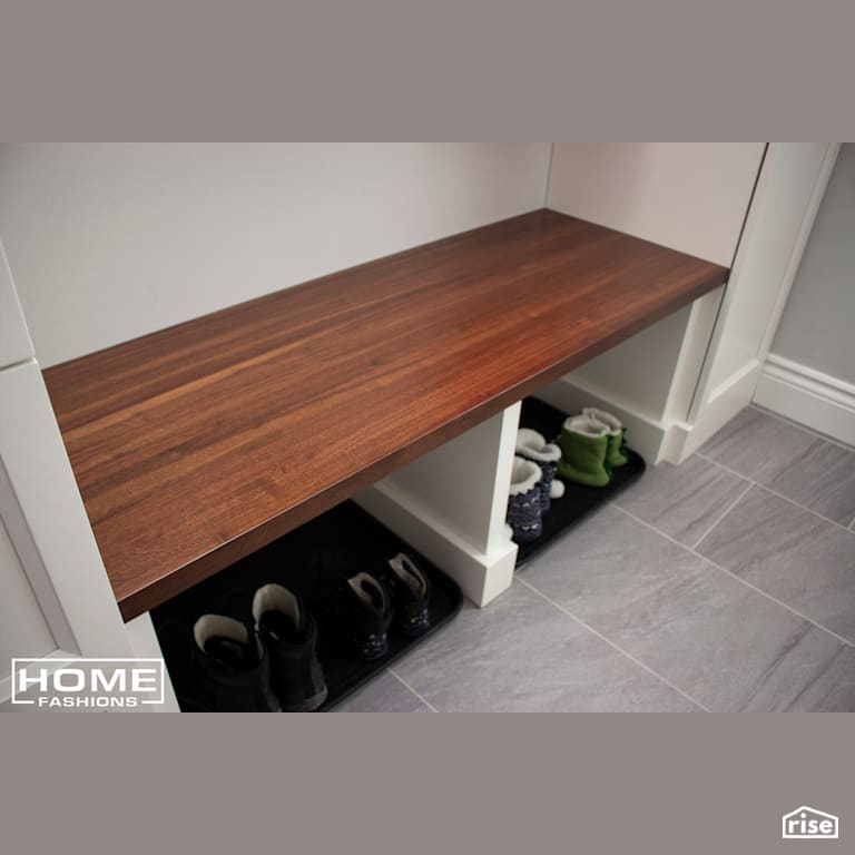 Home Fashions - Laundry Mudroom with Ceramic Tile Floors by Home Fashions