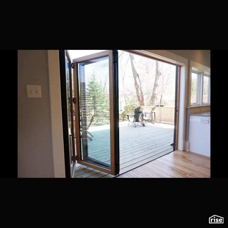 Walnut Street - Deck with Cedar Decking by Brad Goodsell Design | Build Inc