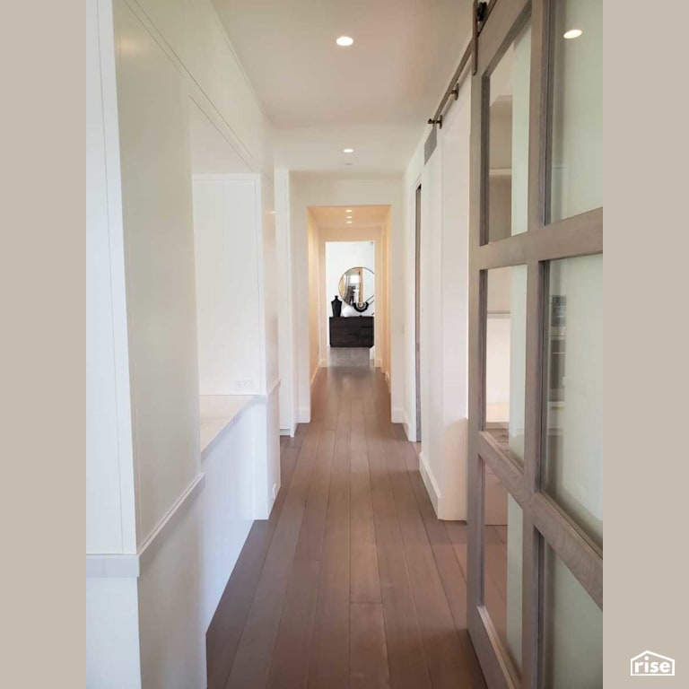 Hallway with Sheep's Wool Batt Insulation by Havelock Wool
