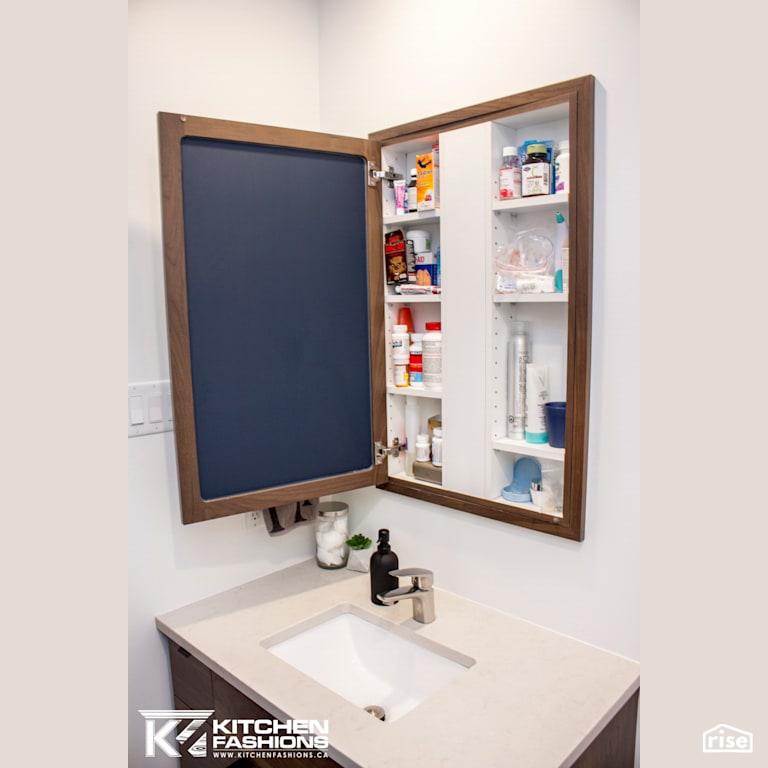 Serene White Modern Bathroom with Low-Flow Bathroom Faucet by Home Fashions