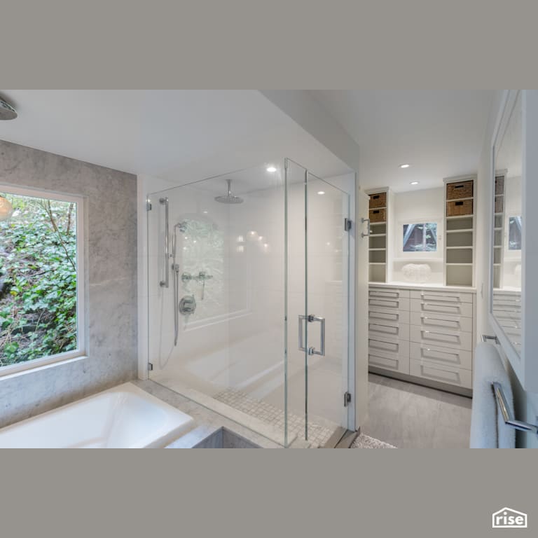 Marine Drive Shower with Low-Flow Showerhead by Synthesis Design