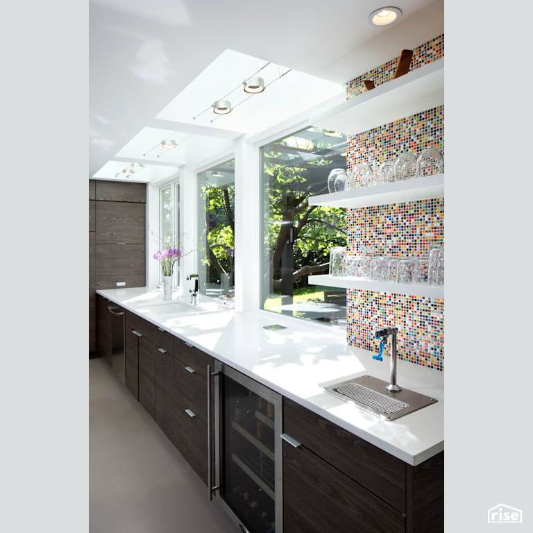 Kitchen with Low-Flow Kitchen Faucet by Naikoon Contracting