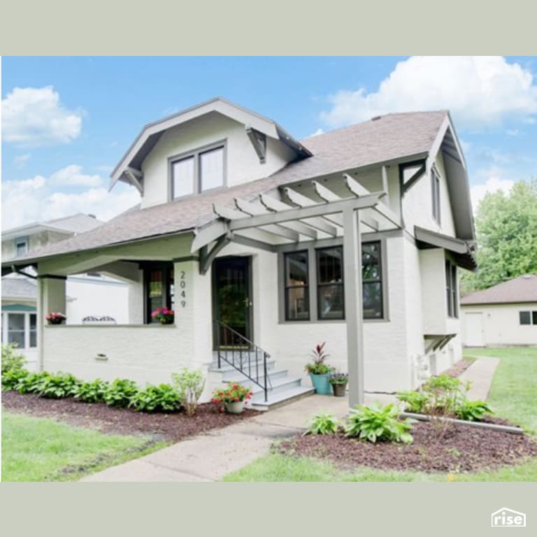 Exterior with Patio Stone by Constructive Builders