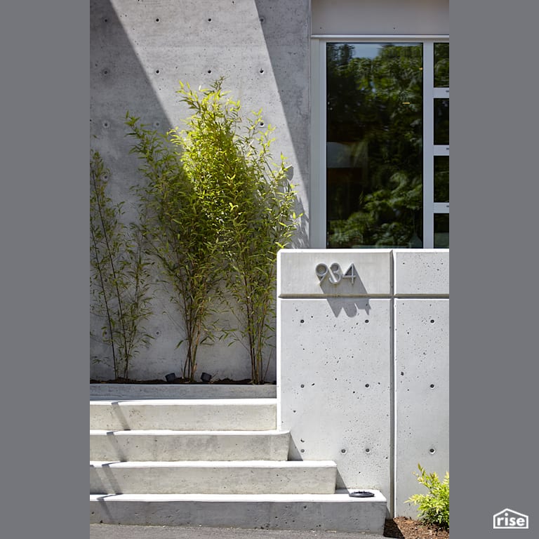 Exterior with Outdoor Gardens by My House Design/Build Team Ltd.