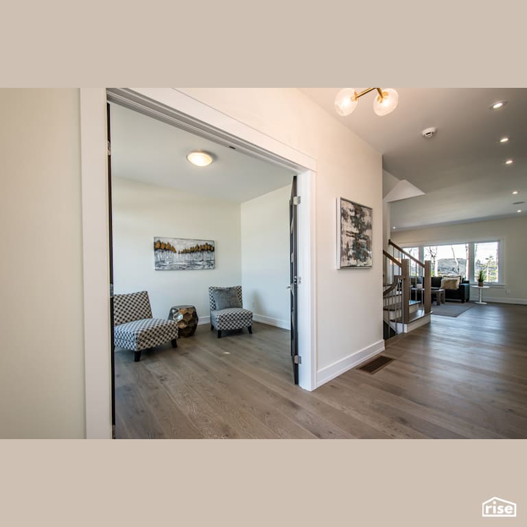 The Tempranillo - Hall with Laminate Flooring by Bowers Construction