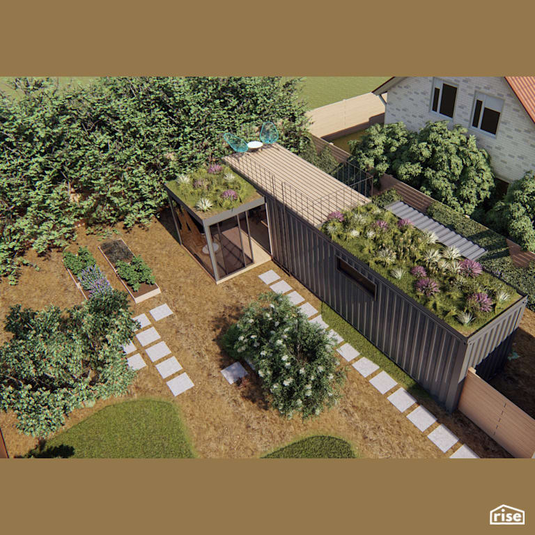 ADU - Exterior with Outdoor Gardens by RAD LAB
