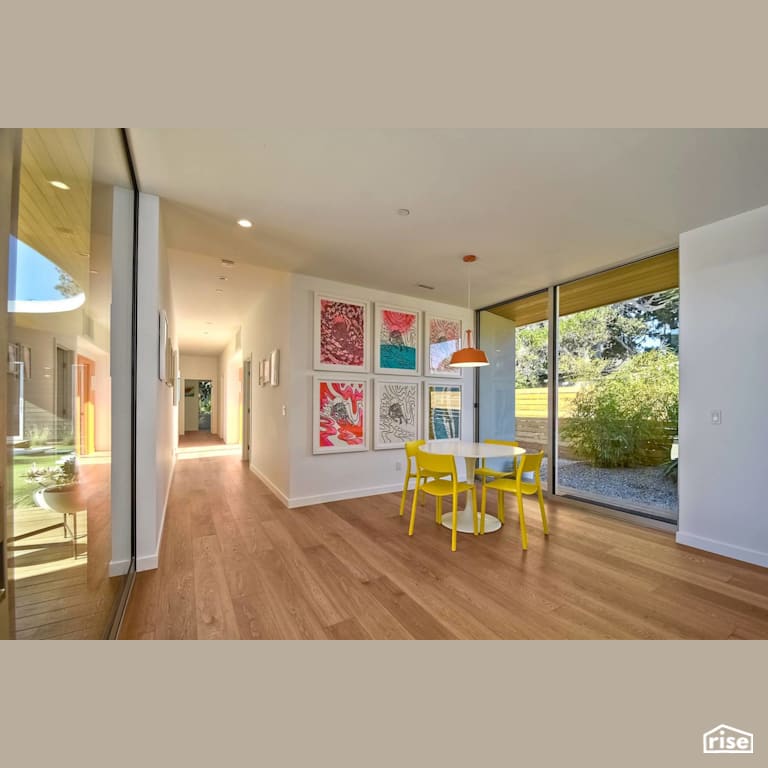 Breakfast Table with Integrated LED by Alliance Green Builders