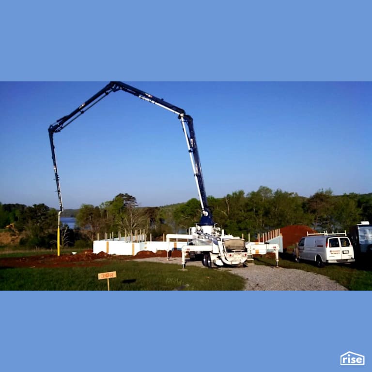 Panella Residence - Concrete Pour with Insulated Concrete Forms [ICF] by Nudura