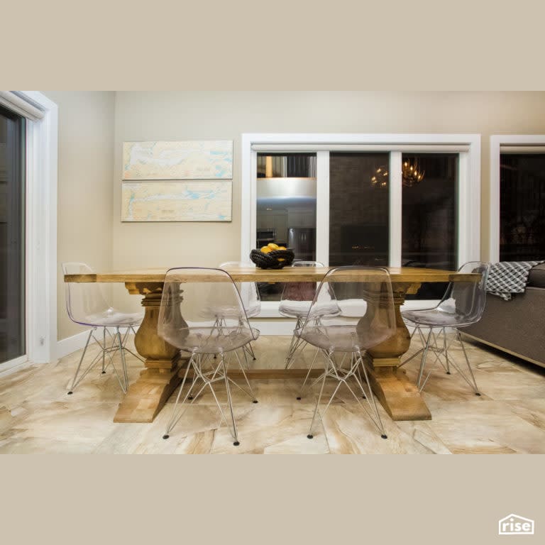 Lofty Cottage On The River Dining Room with Fixed Window by Vantage Build