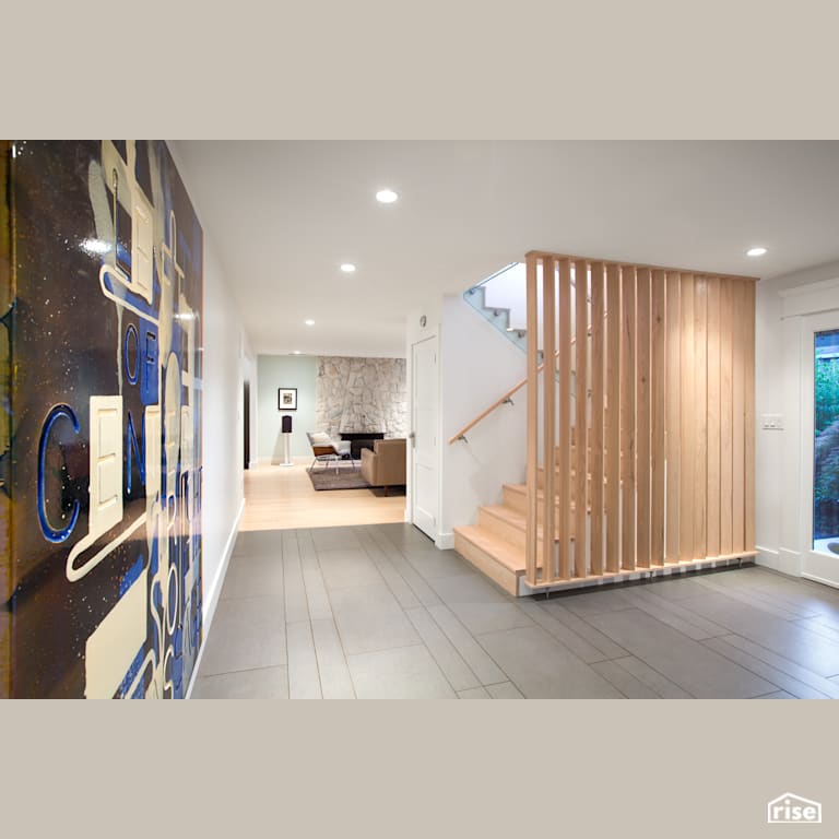 Entryway with Integrated LED by Naikoon Contracting