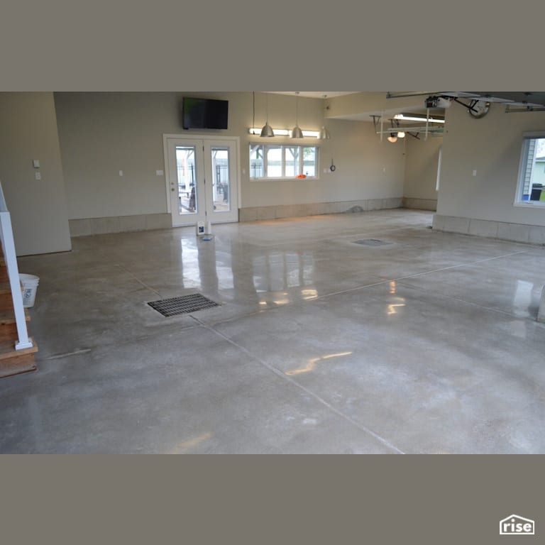 800 Grit Hiperfloor with Concrete Flooring by DeltaCrete