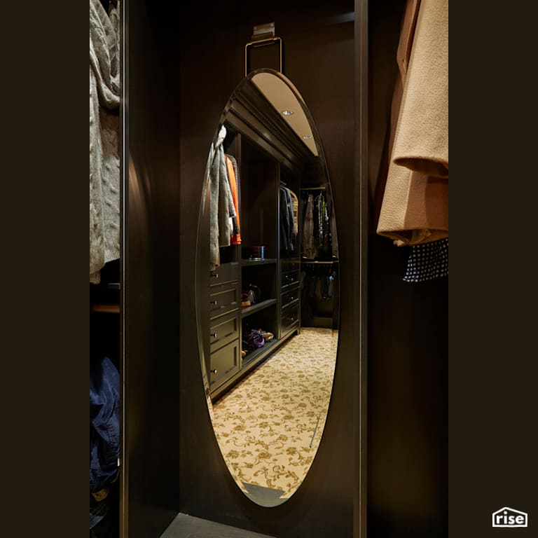 Closet with Integrated LED by My House Design/Build Team Ltd.
