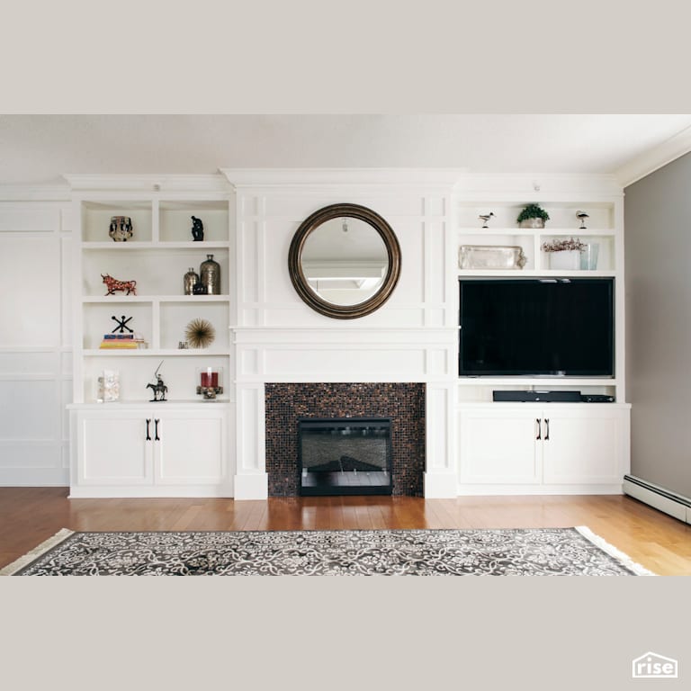 Halifax Condo Upgrades and Beautiful Finishes - Living Room with Electric Baseboards by Case Design/Remodeling