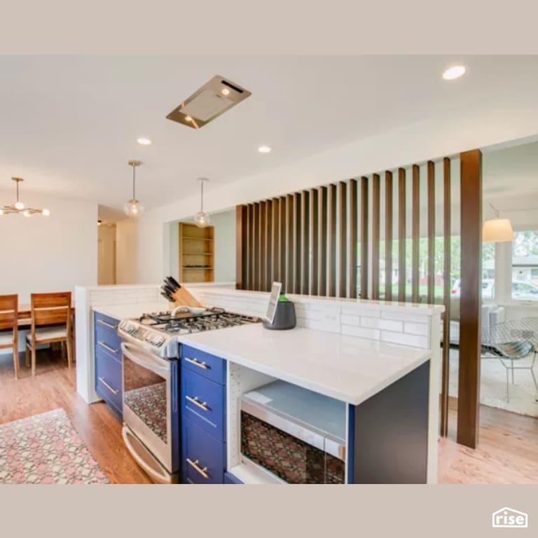 Kitchen with Integrated LED by Constructive Builders