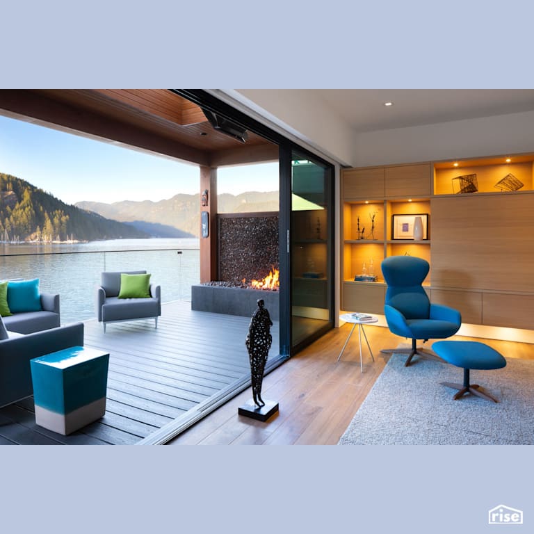 Patio with Integrated LED by Naikoon Contracting