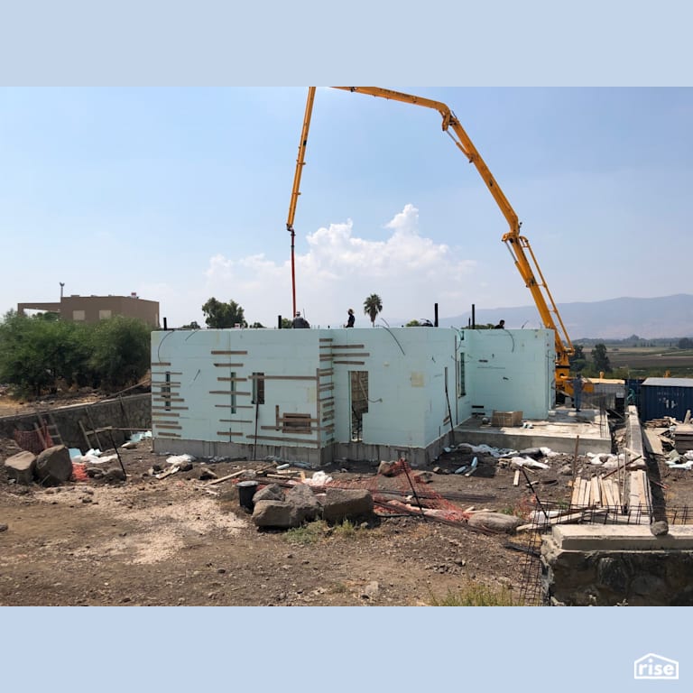 Concrete Pour - with Pump Truck with Insulated Concrete Forms [ICF] by Nudura