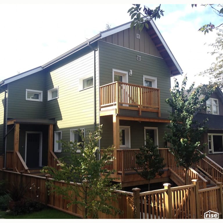 Vancouver Passive House Duplex with FSC Certified Wood Trim by Marken Design + Consult
