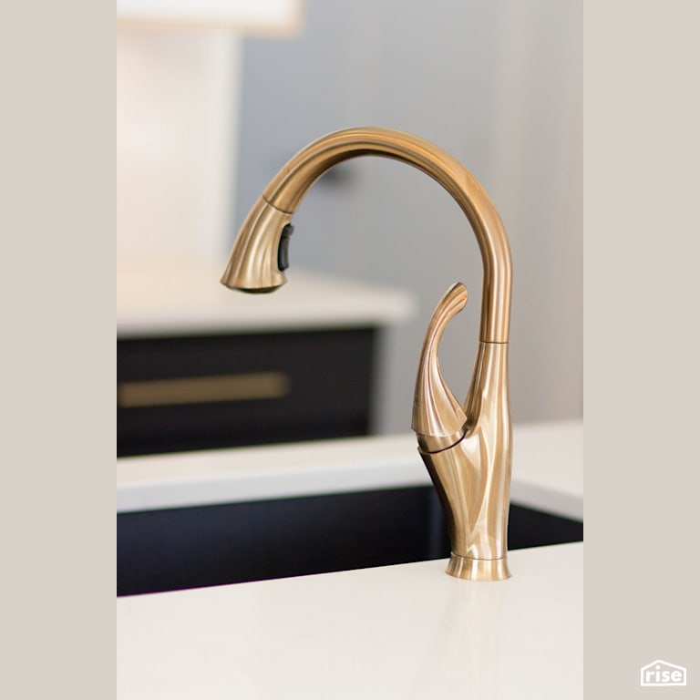 Paradiso Kitchen Faucet with Low-Flow Kitchen Faucet by Bowers Construction