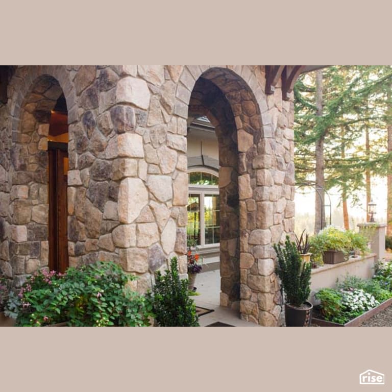 Exterior with Solid Wood Door by Winsome Construction