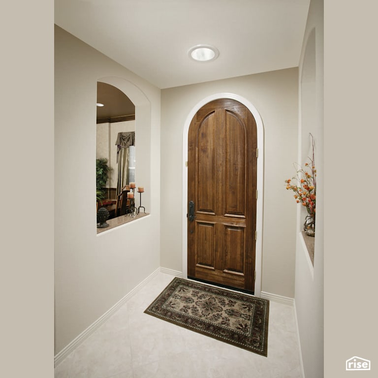 Solatube 160 DS in an Entry with Tubular Skylight by Solatube International, Inc.