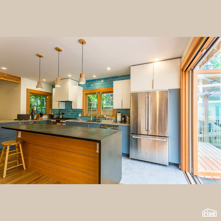Seattle Remodel with Ceiling Light by HARKA Architecture, LLC