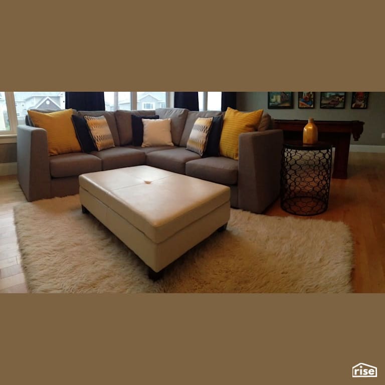 Fun Family Home with Engineered Hardwood by Amazing Space Interiors