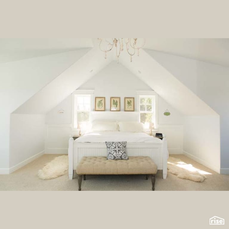 Master Bedroom with Integrated LED by Winsome Construction