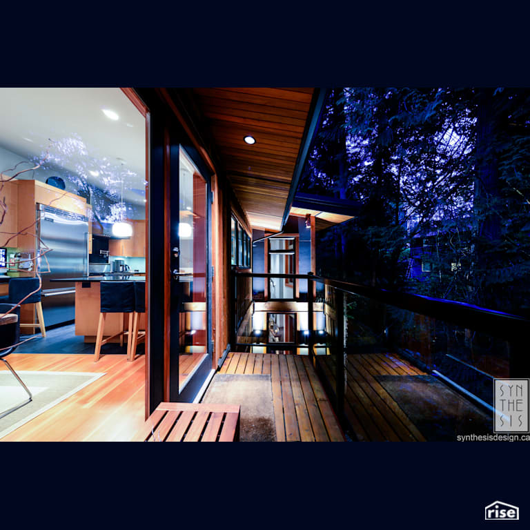 A View of the Outside with Integrated LED by Synthesis Design