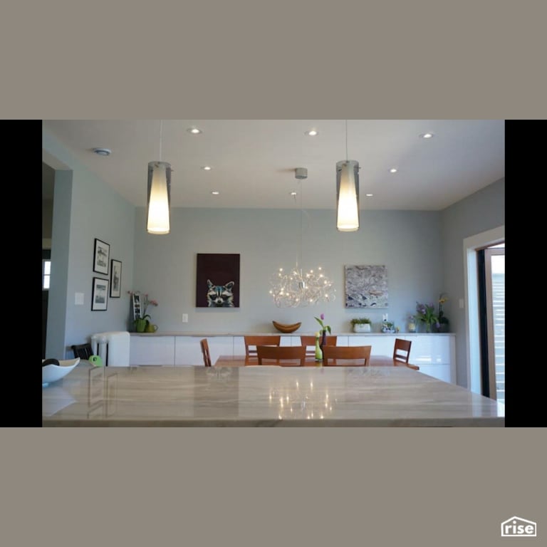 Walnut Street - Dining Room with Integrated LED by Brad Goodsell Design | Build Inc