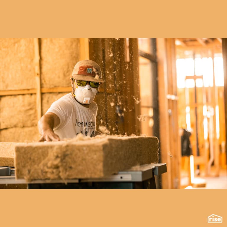 Non-Toxic Insulation that is Safe to Cut with Hemp Batt Insulation by Hempitecture