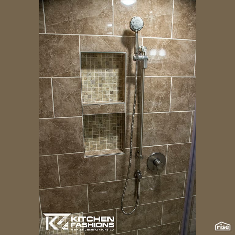 Kitchen Fashions - Shower Renovation with Low-Flow Showerhead by Home Fashions