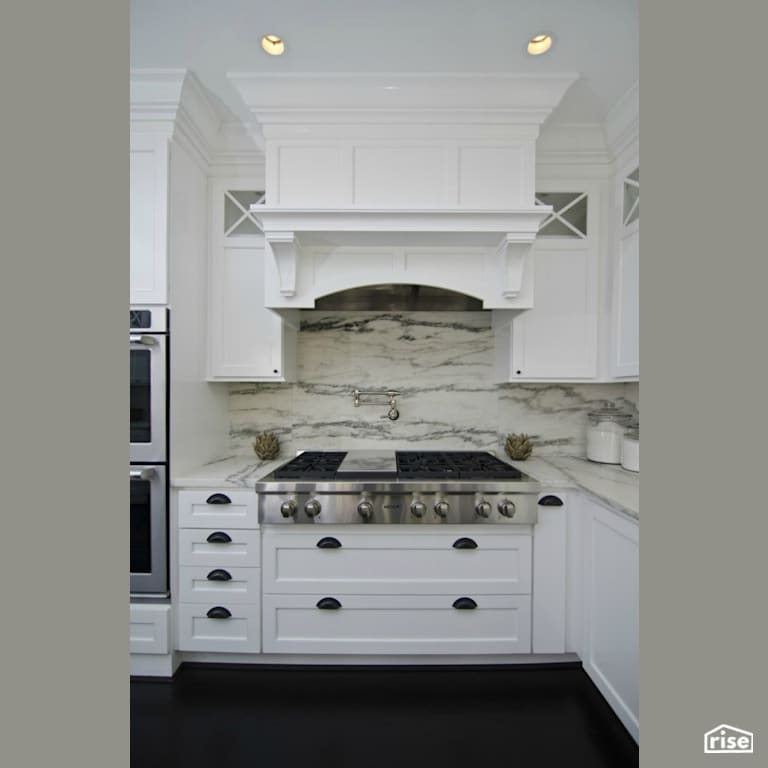 Kitchen Remodel - Chain Bridge Road with Wall Oven by Case Design/Remodeling